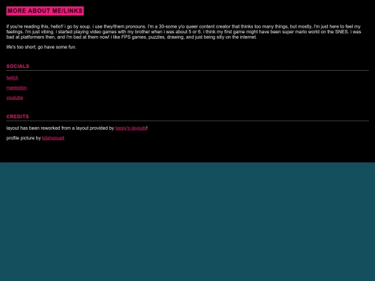 links screenshot