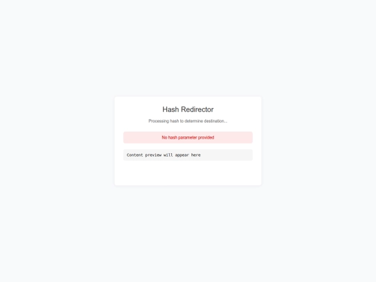 redirect screenshot