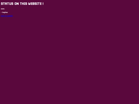 status screenshot