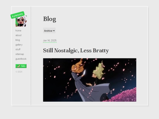 blog screenshot