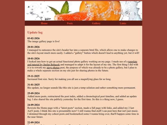 updatelog screenshot