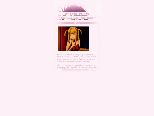 diary screenshot