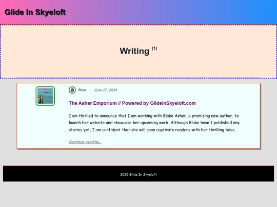 tags/writing screenshot