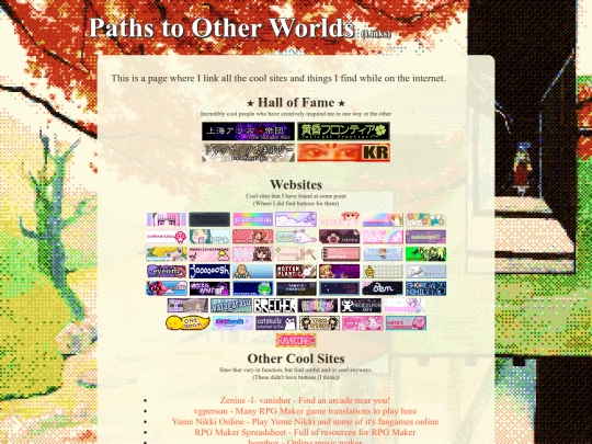 links screenshot