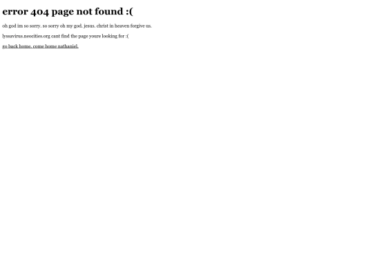 not_found screenshot