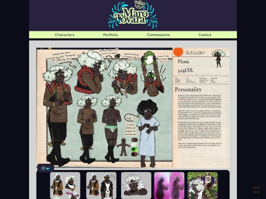 characters/pious screenshot