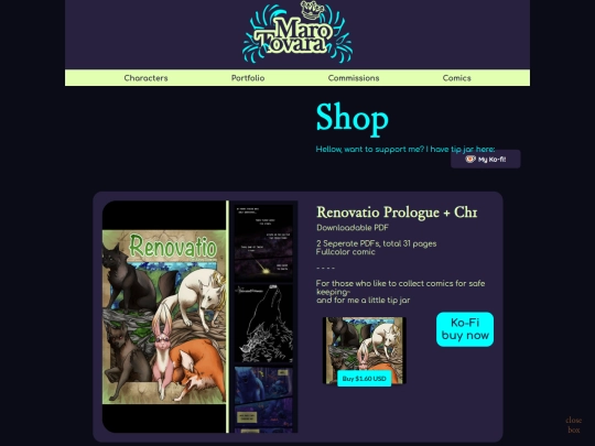 shop screenshot