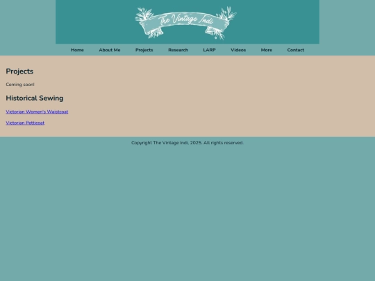 projects screenshot