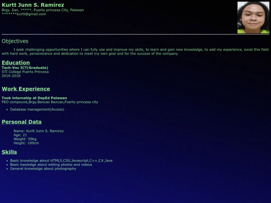 index screenshot