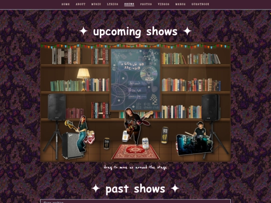 pages/shows screenshot