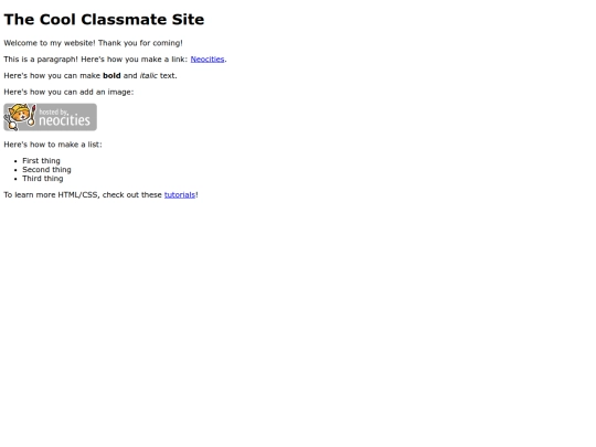 index screenshot