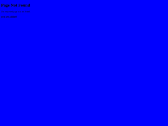 not_found screenshot