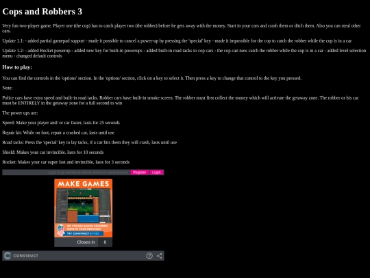 CopsAndRobbers3 screenshot