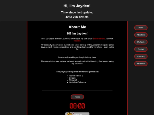 aboutme screenshot