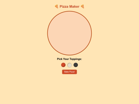 pizzamaker screenshot