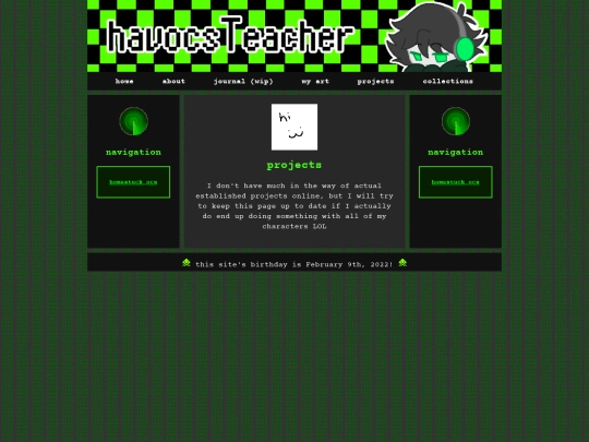 projects screenshot