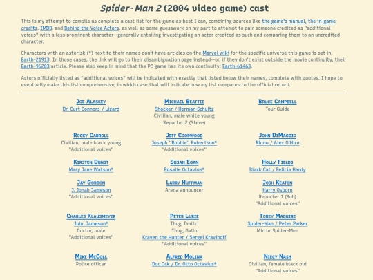 spiderman2/cast screenshot