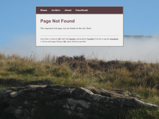 not_found screenshot