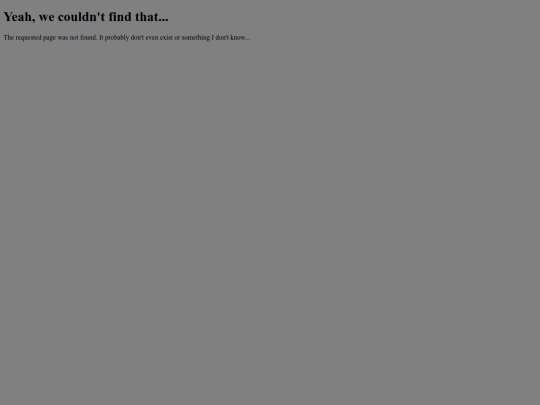 not_found screenshot
