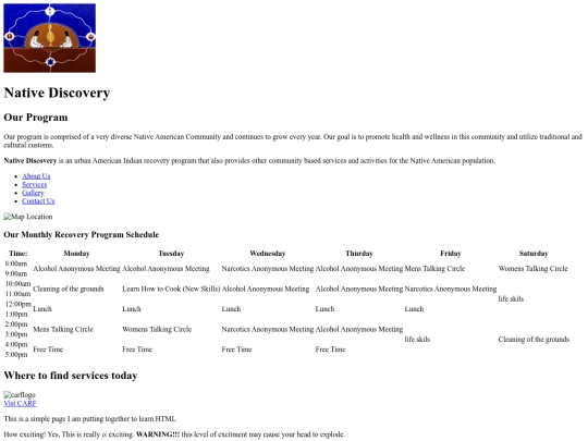 index screenshot