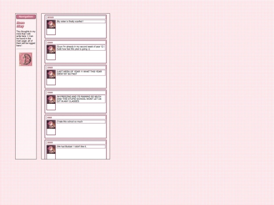 DIARY PAGES/Microblogs screenshot