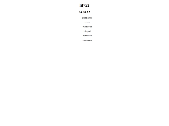albums/lily screenshot