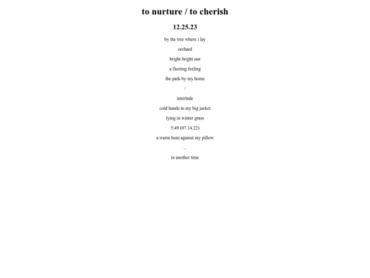 albums/nurture screenshot