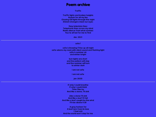poems screenshot