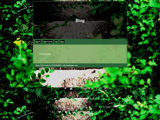 blog screenshot