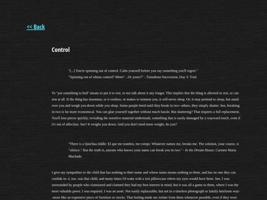 prose/control screenshot
