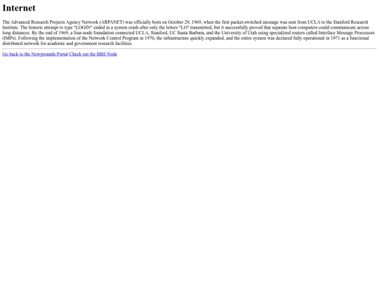 arpanet screenshot
