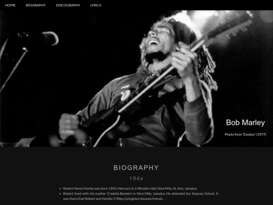 BobMarley screenshot