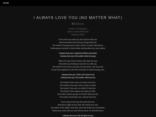 Mistico/IAlwaysLoveYouNoMatterWhat screenshot