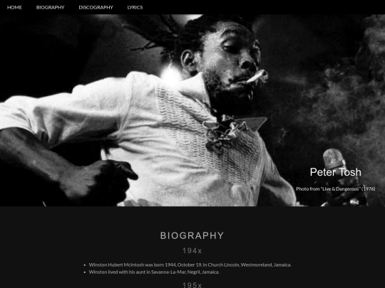 PeterTosh screenshot