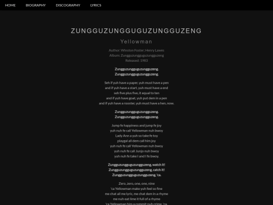 Yellowman/Zungguzungguguzungguzeng screenshot