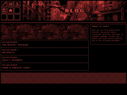 blog screenshot