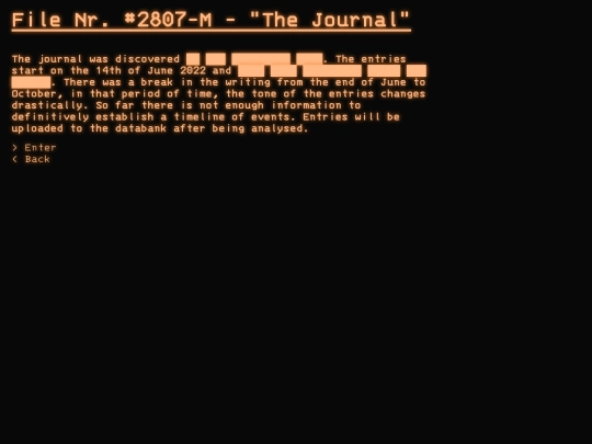 Archive/journal screenshot
