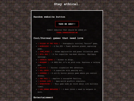 net/links screenshot