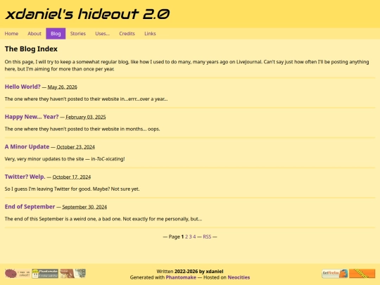 blog screenshot