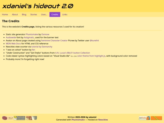 credits screenshot