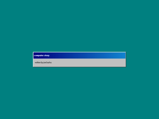 computer story test screenshot