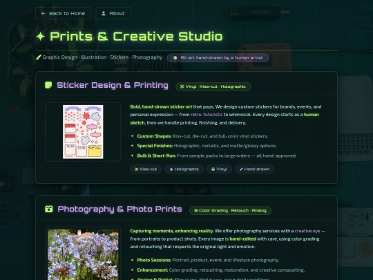 prints screenshot