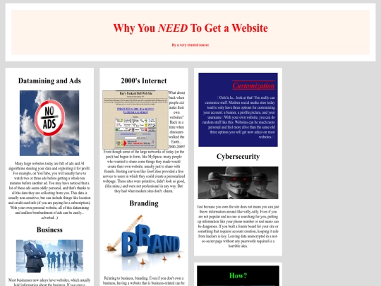 non-main pages/english screenshot