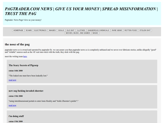 non-main pages/pagtrader/NEWS screenshot