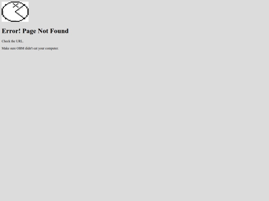 not_found screenshot