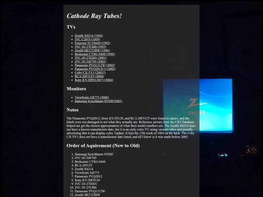 tech/crt screenshot
