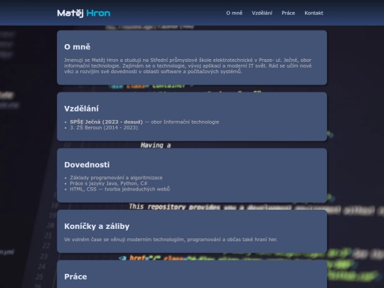 index screenshot