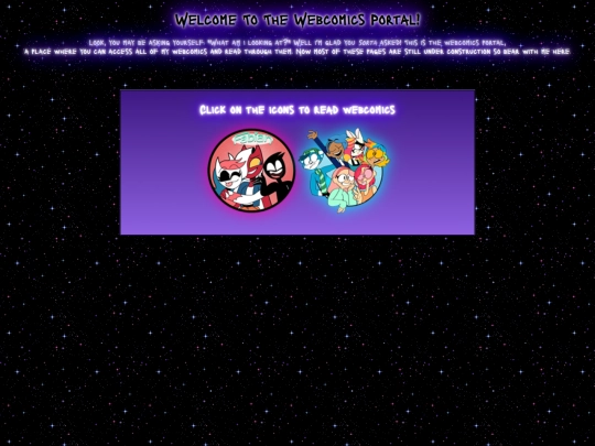 WebPages/webcomicportal screenshot