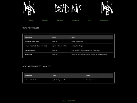 modules screenshot