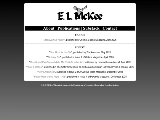 publications screenshot